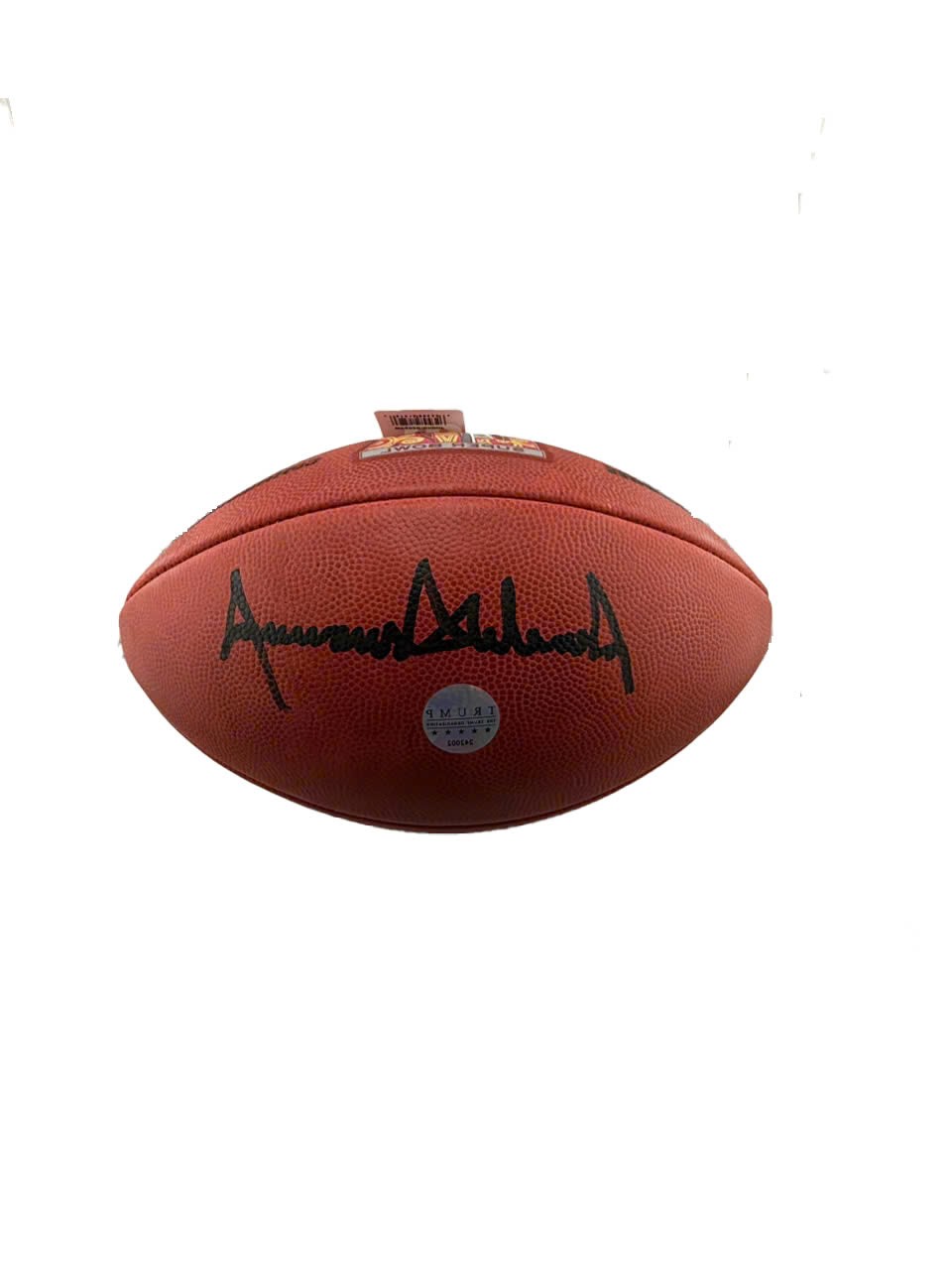 supper bowl 59 Donald J Trump signature